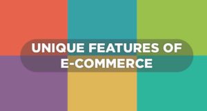 Features of ecommerce